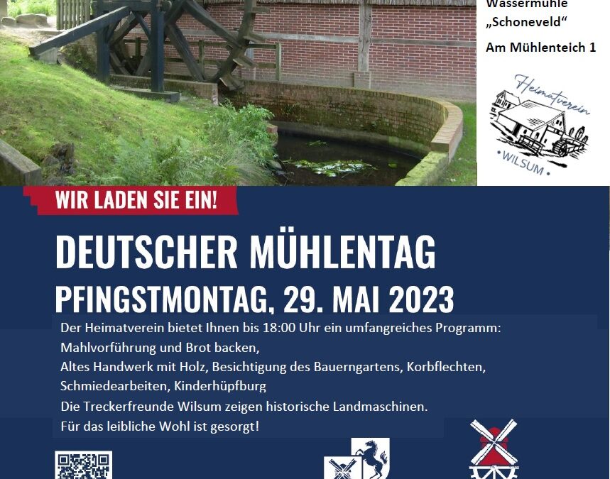 Veranstaltung – Mühlentag in Wilsum