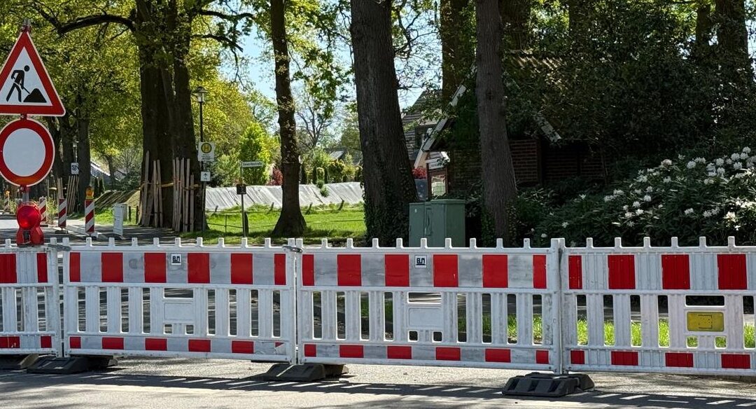 Voraussichtlicher Abschluss der Bauarbeiten an der Dorfstraße am 16 Mai