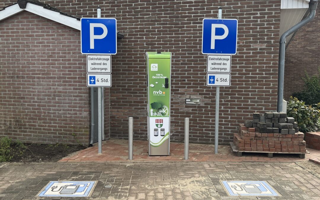 Neue Ladesäule für Elektroautos in Wilsum