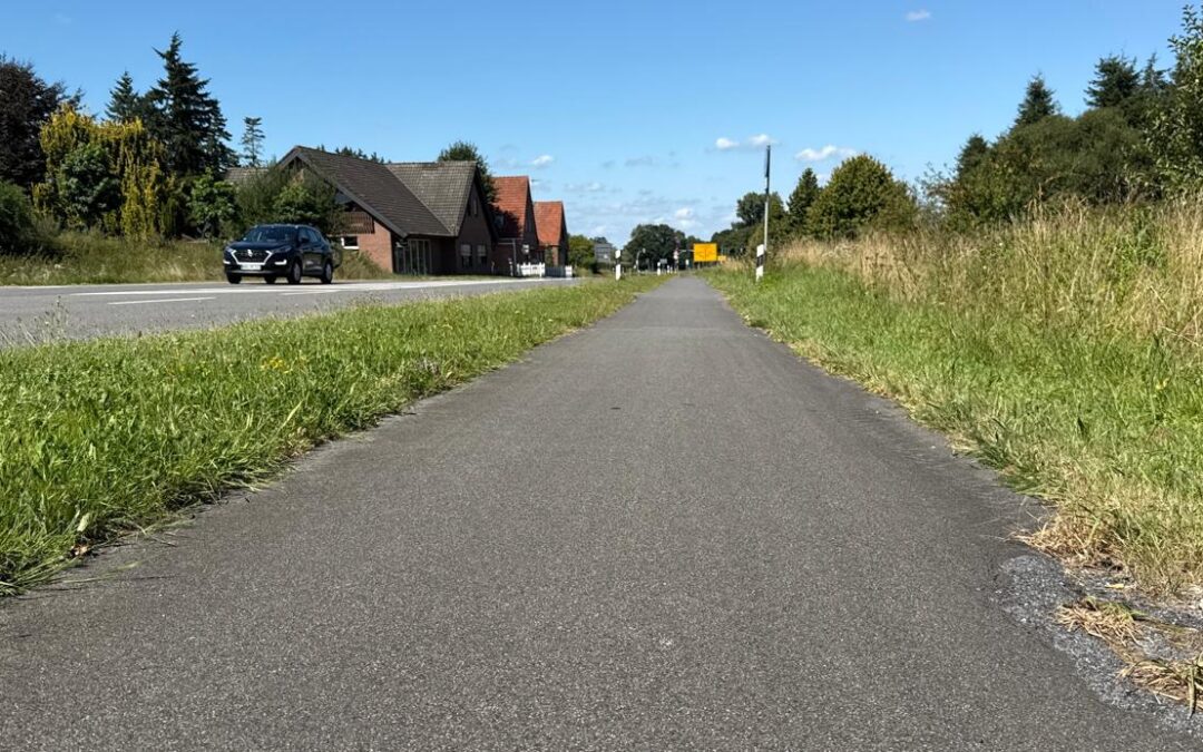 Neuer Radweg zwischen Wilsum und Uelsen