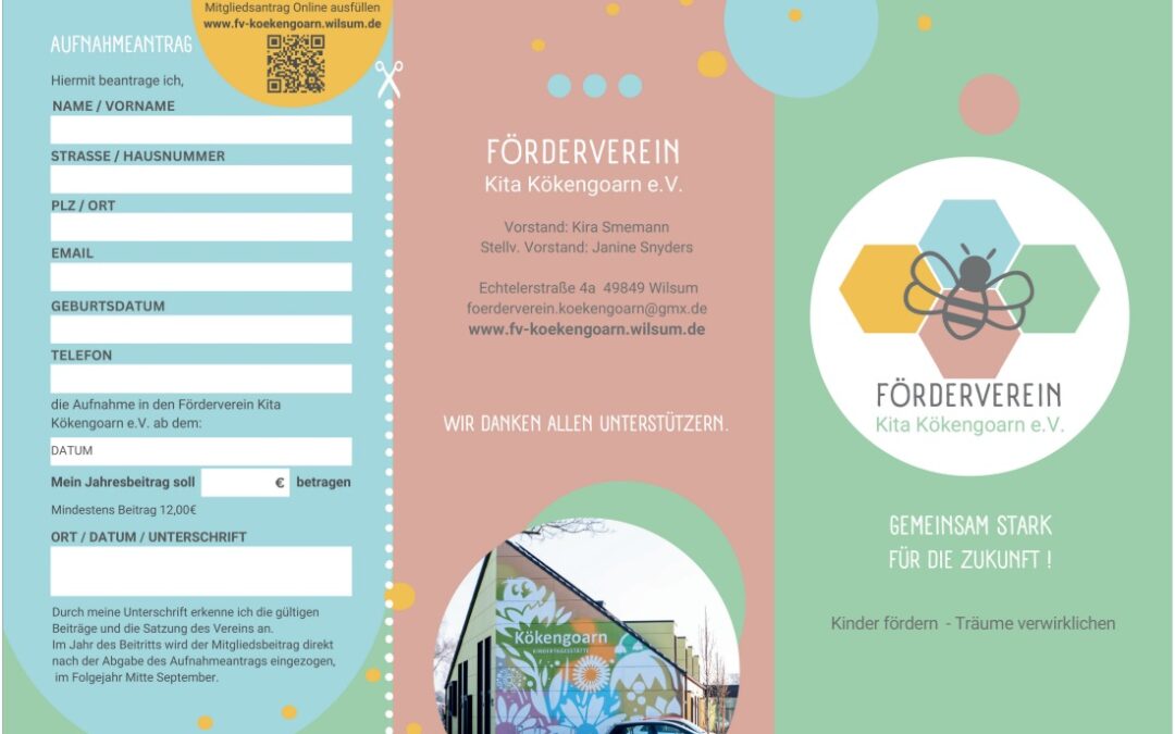 Neuer Förderverein – Förderverein Kita Kökengoarn e.V.